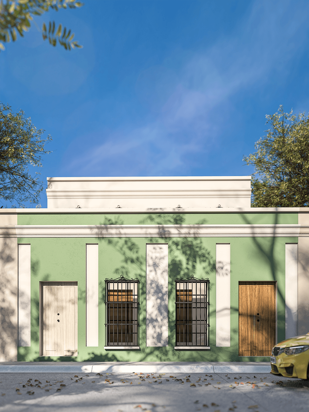 Casa Mariano restored facade